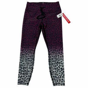 NWT Good American GA Ombre Leopard Capri Legging 4
